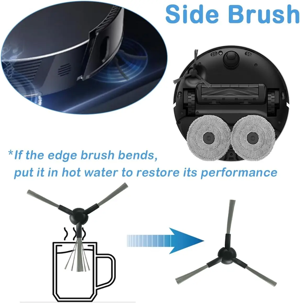 Dreame L10s Pro Ultra Heat X30 Ultra X30 Pro Accessories Vacuum Cleaner Replacement Main Side Brush Filter Mop Dust Bag