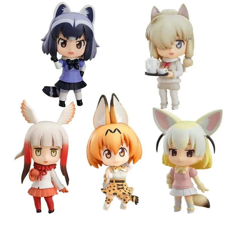 

Stock Original GSC NENDOROID Japanese Crested Lbis 857 Vulpes Zerda 919 Alpaca Suri 844 Serval 752 Procyon Lotor 911 Model Toys