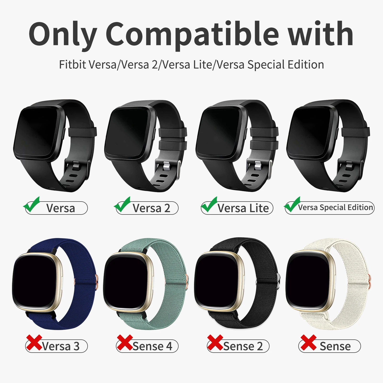 Vibrant Elastic Woven Magnetic Buckle Strap – Sport Band