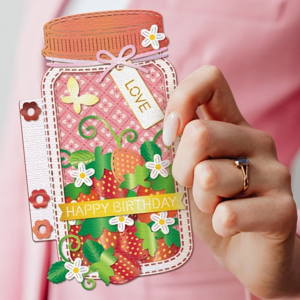 병 테마 탄소강 커팅 다이 스텐실 DIY 스크랩북 사진 앨범 장식 엠보싱 종이 카드용