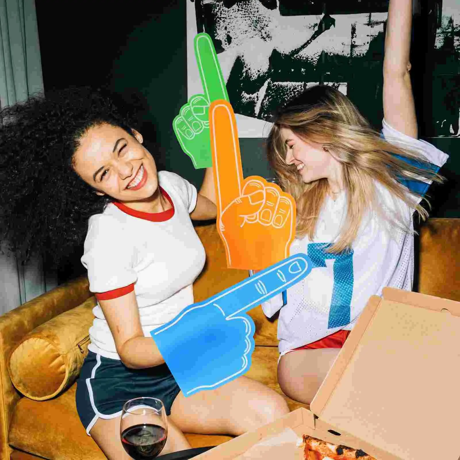 10pcs Foam Hands Cheering Clapper Giant Foam Finger Hand For Sport Event Party Cheerleading Inspiring Cheering Hand Gloves