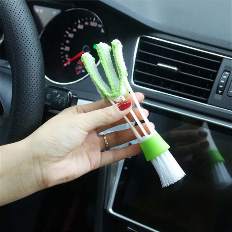 Car interior dashboard cleaning brush for Fiat Tipo Qubo Panda Mobi 500X Argo 500L 124