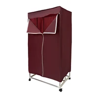 Портативная электрическая дорожная мини-сушилка для одежды мощностью 1500 Вт, 5-слойное отопление PTC, сушилка для одежды для квартир, дома, автофургона — изображение 5