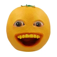 Милая Оранжевая Обезьяна Панда Собака Рыба Петух Маски Головы Забавное Животное Хэллоуин Маскарад Вечеринка Латексный Капюшон Анфас Маска Куриной Головы — изображение 2