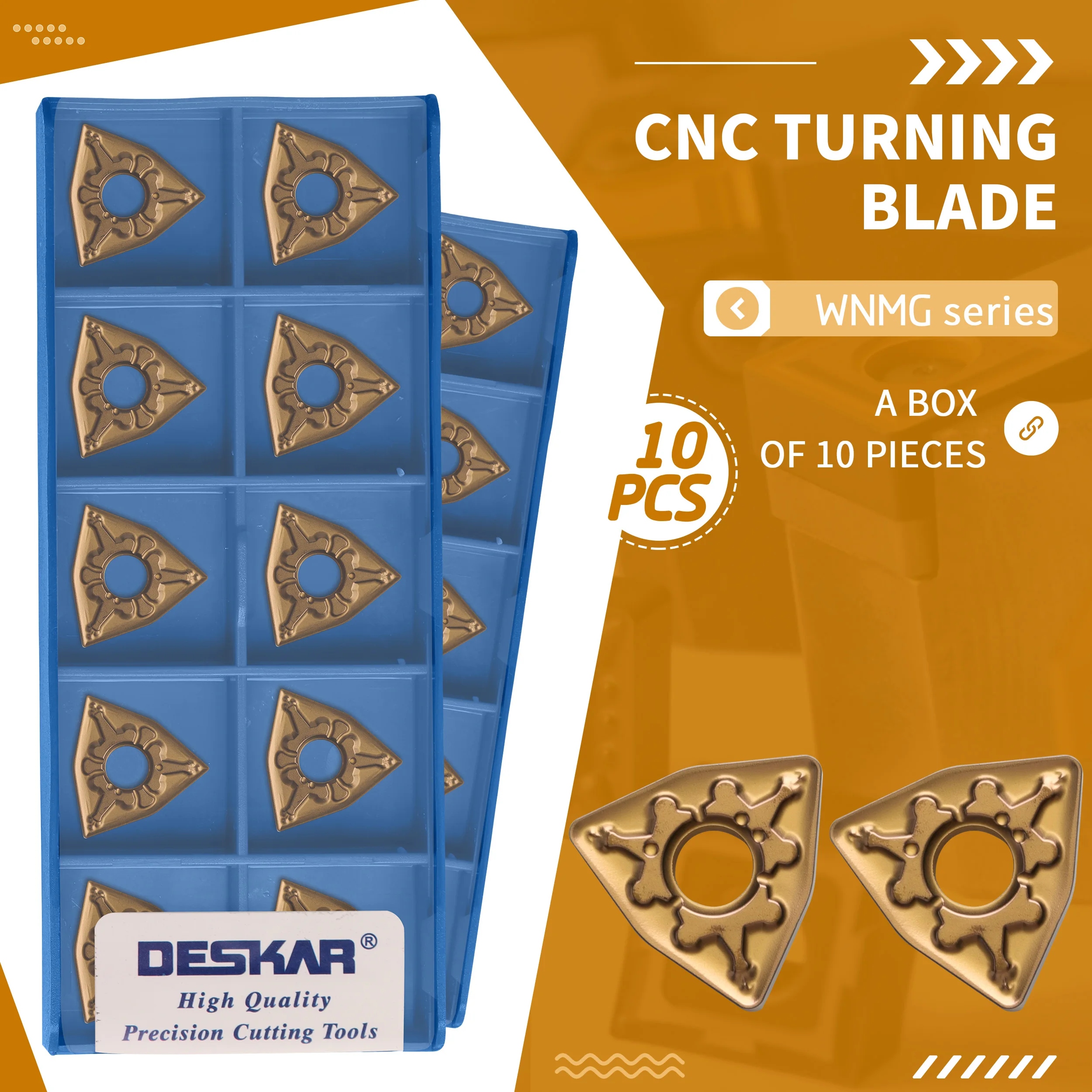 

10 шт. WNMG060404 WNMG060408 TM LF9018 CNC токарный Карбид вставки токарные инструменты лезвие резания износостойкая эффективный