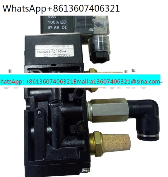 

HINAKA machine tool Solenoid valve HNS523S AC110V 1B TW DC24V 3B TW connector HNS523S-DC24V HNS523S-AC110 With 1B-TMW