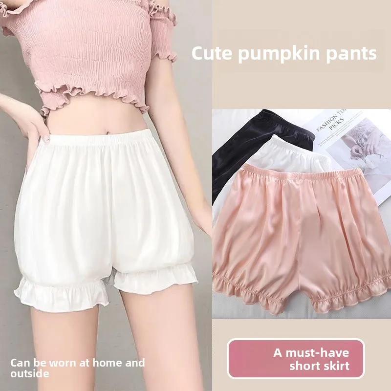 Women Summer Thin Pumpkin Base Layer Pants