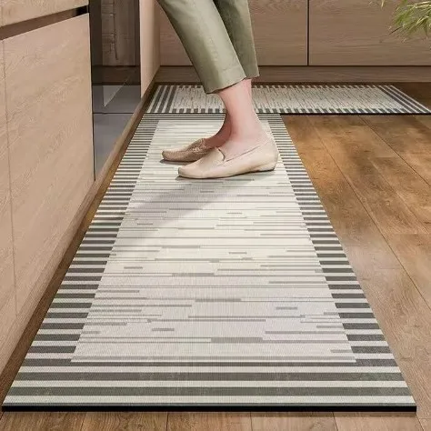 VIKAMA Diatoms Schlammteppich, Küche, saugfähig, ölabsorbierend, Tür voller Bettwäsche, rutschfest, für Zuhause und Schmutz, Heimdekoration – Detail 7