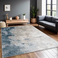 Simple Abstract Soft Carpet for Living Room Decoration Coffee Table Side Large Rugs Non-slip Custom Bedroom Salon Tatami Mat 2