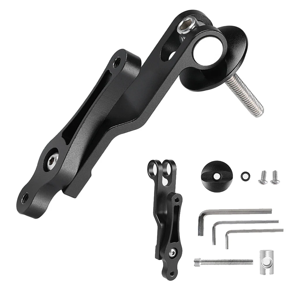 Bicycle Stem Cap Mounting Kit Water Bottles Bike Bottle Cage Adapter Aluminum Alloy Adjustable Water Bottle Converter Mounts
