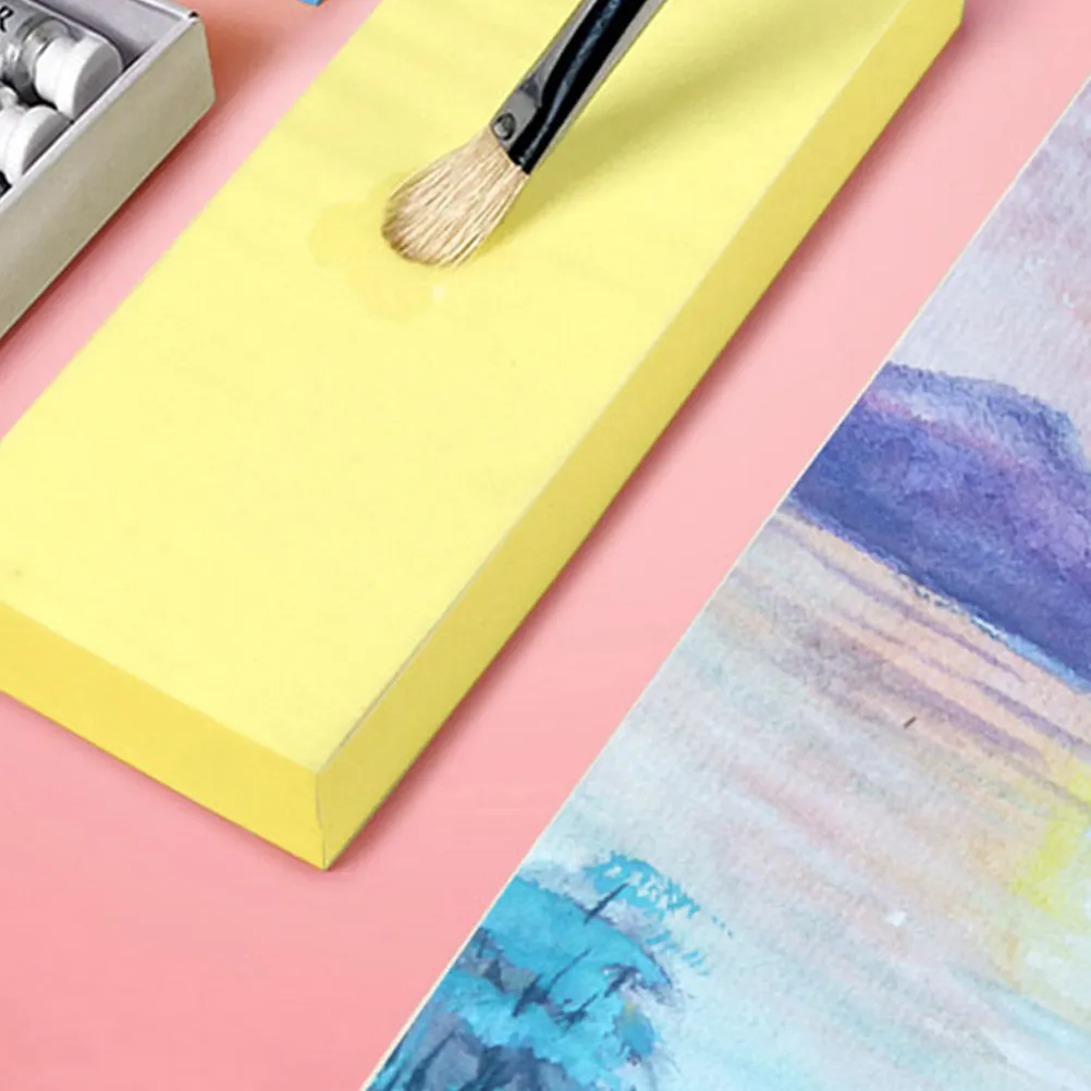3Pcs 아트 수채화 스폰지 페인팅 용품 물 흡수성 컬러 스폰지 부드럽고 편안한 표면 튼튼하고 찢어지지 않는