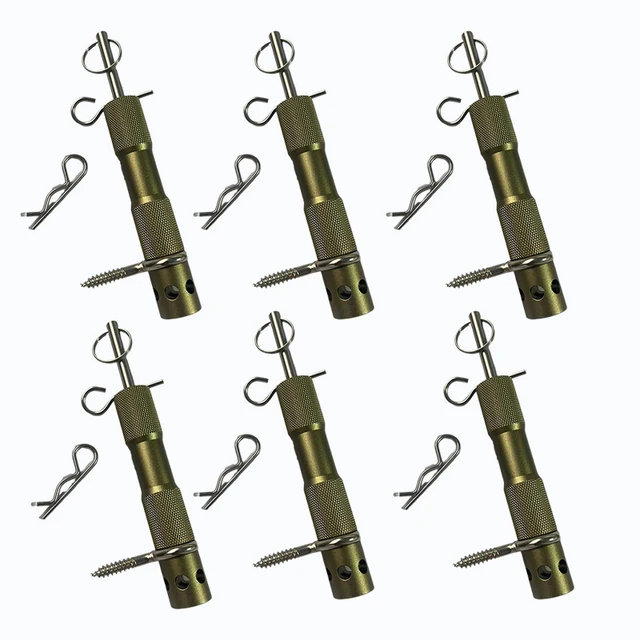 6pcs 9x5x1.6cm Green