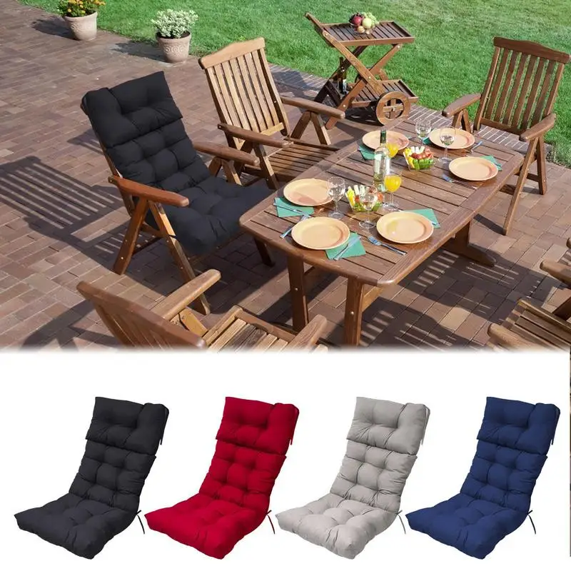 New Long Cushion Recliner Rocking Chair Cushion Thick Seat Cushion Rattan Chair  Sofa Cushion Garden Chair Cushion Tatami Mat - AliExpress