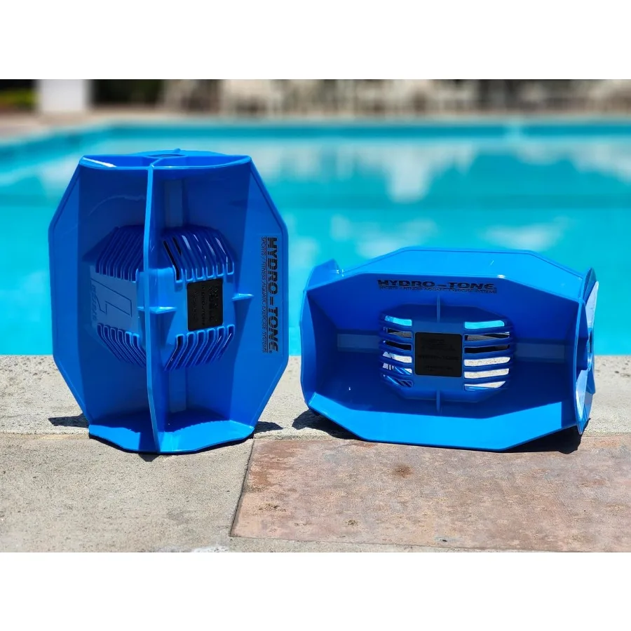 Hydro Tone - HYDRO-BELL Pool Weights for Water Exercise Pair | Water Weights | Functional Strength Training with Pool Weight | A