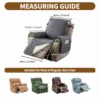 Recliner Chair Covers Waterproof Armchair Slipcover Sofa Strap Adjustable Elastic With Furniture Protector For Living Room 2