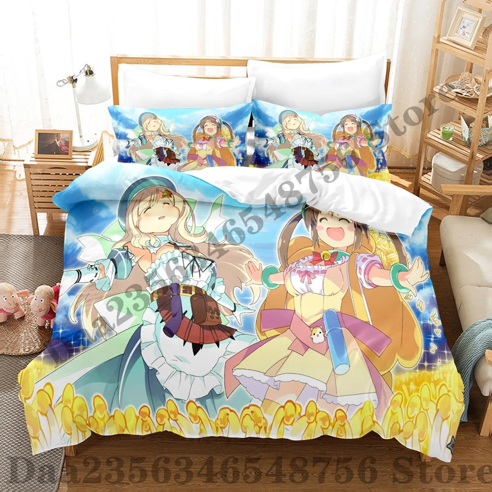 Senran Kagura Bedding Set Single Twin Full Queen King Size Bed Set Adult Kid Bedroom Duvetcover Sets Print Anime Bed Sheet Set 3