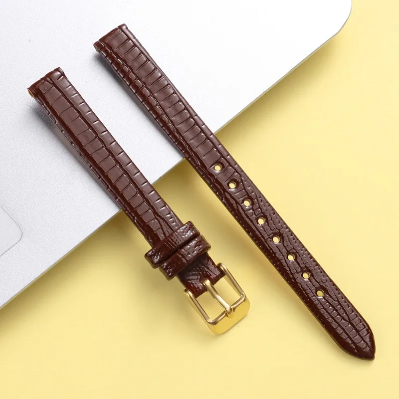 Premium Ultra-Thin Leather Watch Strap - High-Quality Waterproof Sport Band