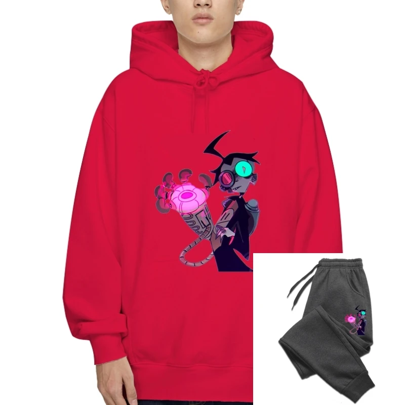 

Invader Zim Theme Casual Warm Men's Basic Warm SweaHoody Sweatshirt Hoodie 100% Cotton SweaHoody Sweatshirt Hoodie Printed men F