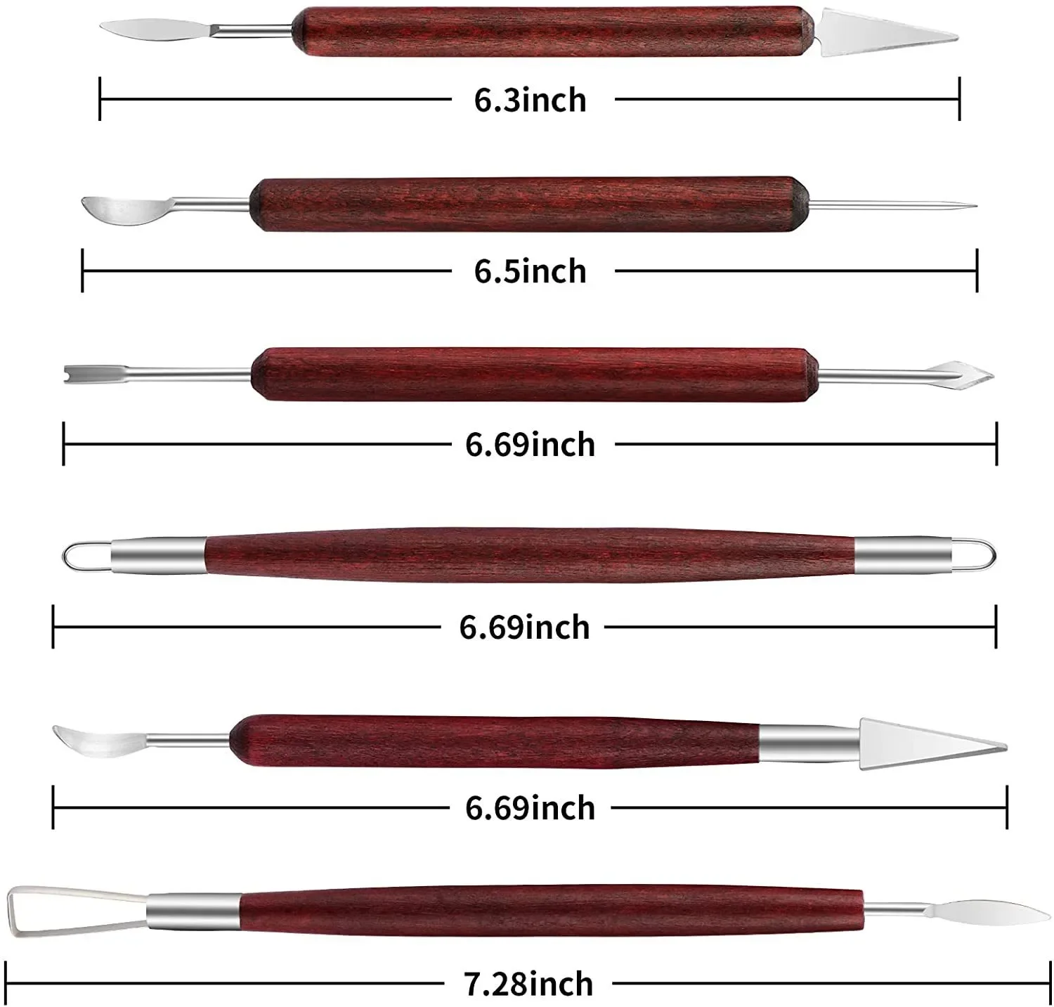 Clay Sculpting Tool Set 3