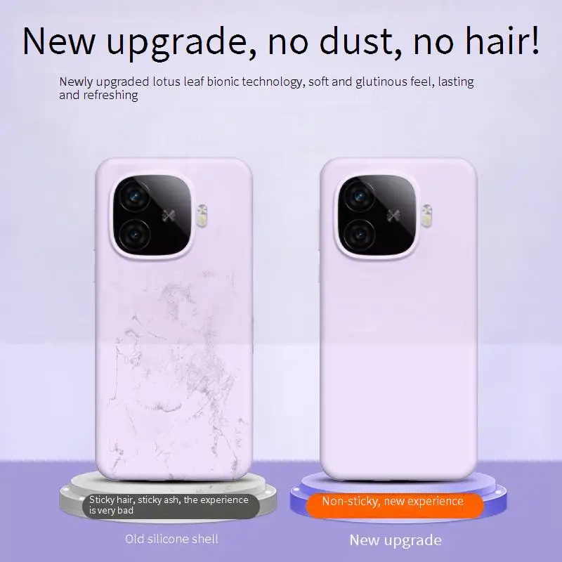 Premium Liquid Silicone Shockproof Phone Case - Luxurious Protective Back Cover