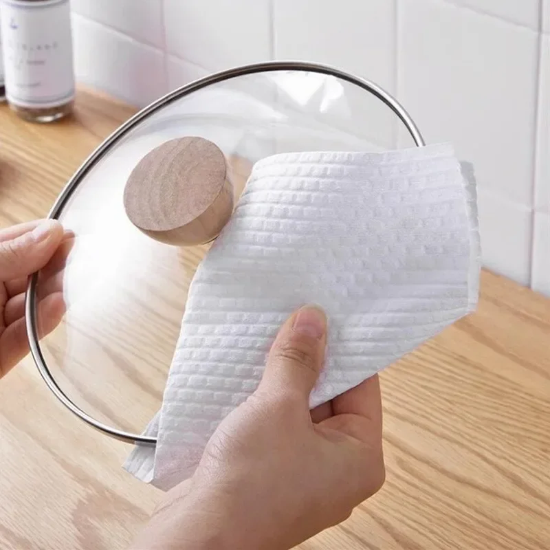 Reusable Cleaning Cloths Household Kitchen Disposable Rags Non-woven Dish Rag Wash Paper Towels Non-stick Oil Dishcloths Wipes kitchen towel cleaning cloth dish cleaning cloth microfiber dish cloth towel cleaning cloth dish cloth