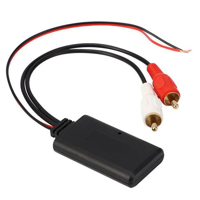 Car Wireless Bluetooth-compatible Receiver Module AUX Adapter Music Audio Stereo Receiver for 2RCA Interface Vehicles