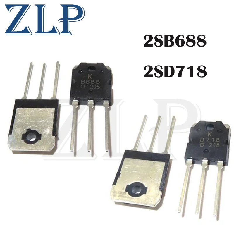 

5Pcs/Lot New Original B688 D718 2SB688 2SD718 AUDIO Amplifier PAIR MANAGEMENT DOMESTIC PAIR 3.0 Good Quality
