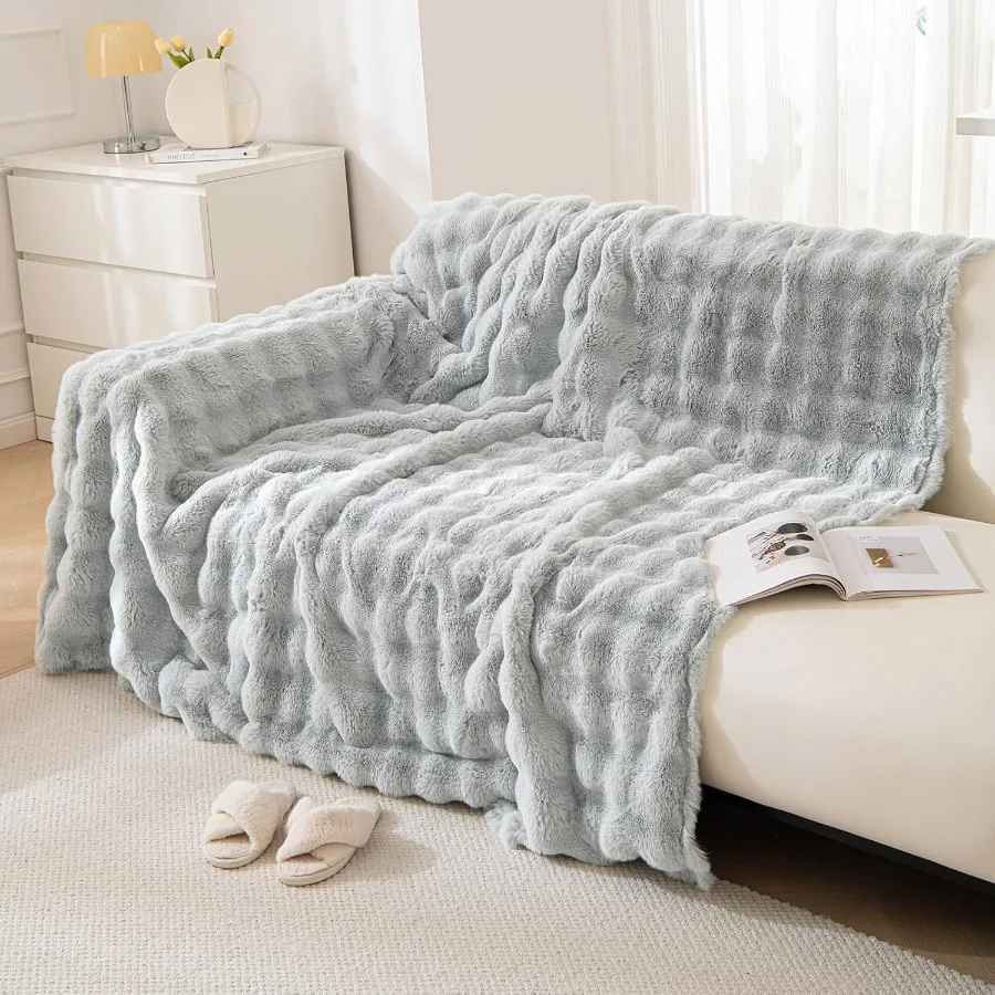 Soft Warm Faux Fur Sofa Cover Thick Shaggy Fuzzy Sectional Couch Cover Plush Furniture Cover Fluffy Sectional Sofa Slipcover fo