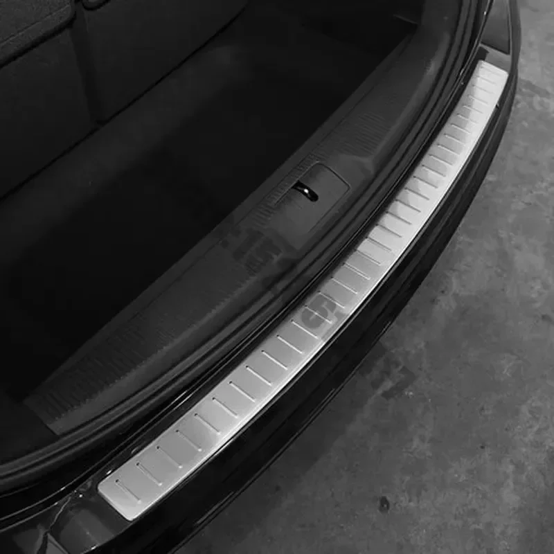 for VW Volkswagen Sharan 2012 2013 2014~ Car accessories door cover outside door sill plate and Rear Bumper Protector Sill