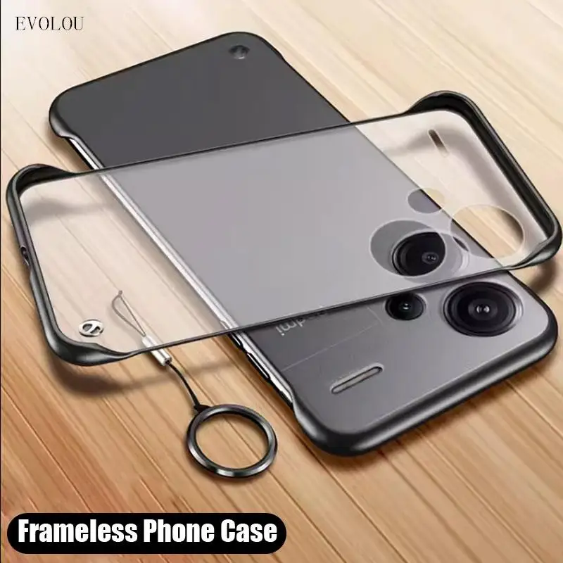 Funda Translúcida Para Xiaomi Redmi Note 13 Pro + Plus 13Pro, Carcasa Dura De Pc Mate Sin Marco, Funda Translúcida Con Anillo