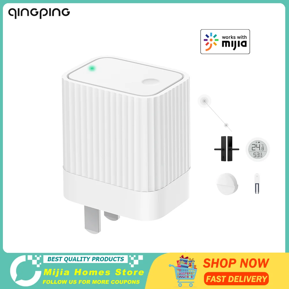 ClearGrass Bluetooth-compatible WIFI Gateway Hub Smart Home Compatible With Mihome APP Mijia Door Lock Sensor Sub-device