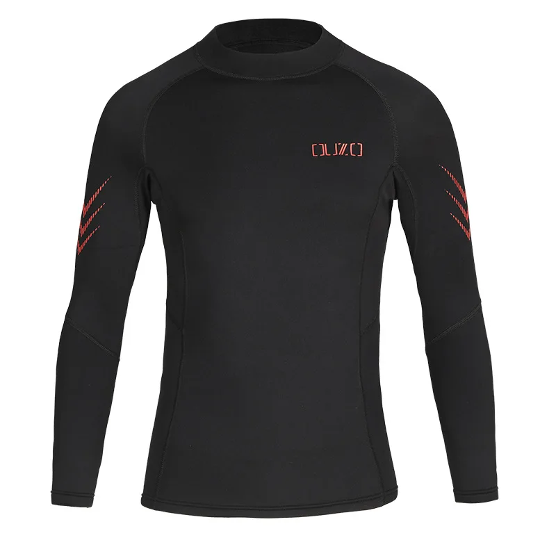 Wetsuit Top  Men 1.5MM Neoprene Wetsuit Jacket or Pants Long Sleeve Diving Surfing, Wetsuits Shirt Scuba Swimming No Zip