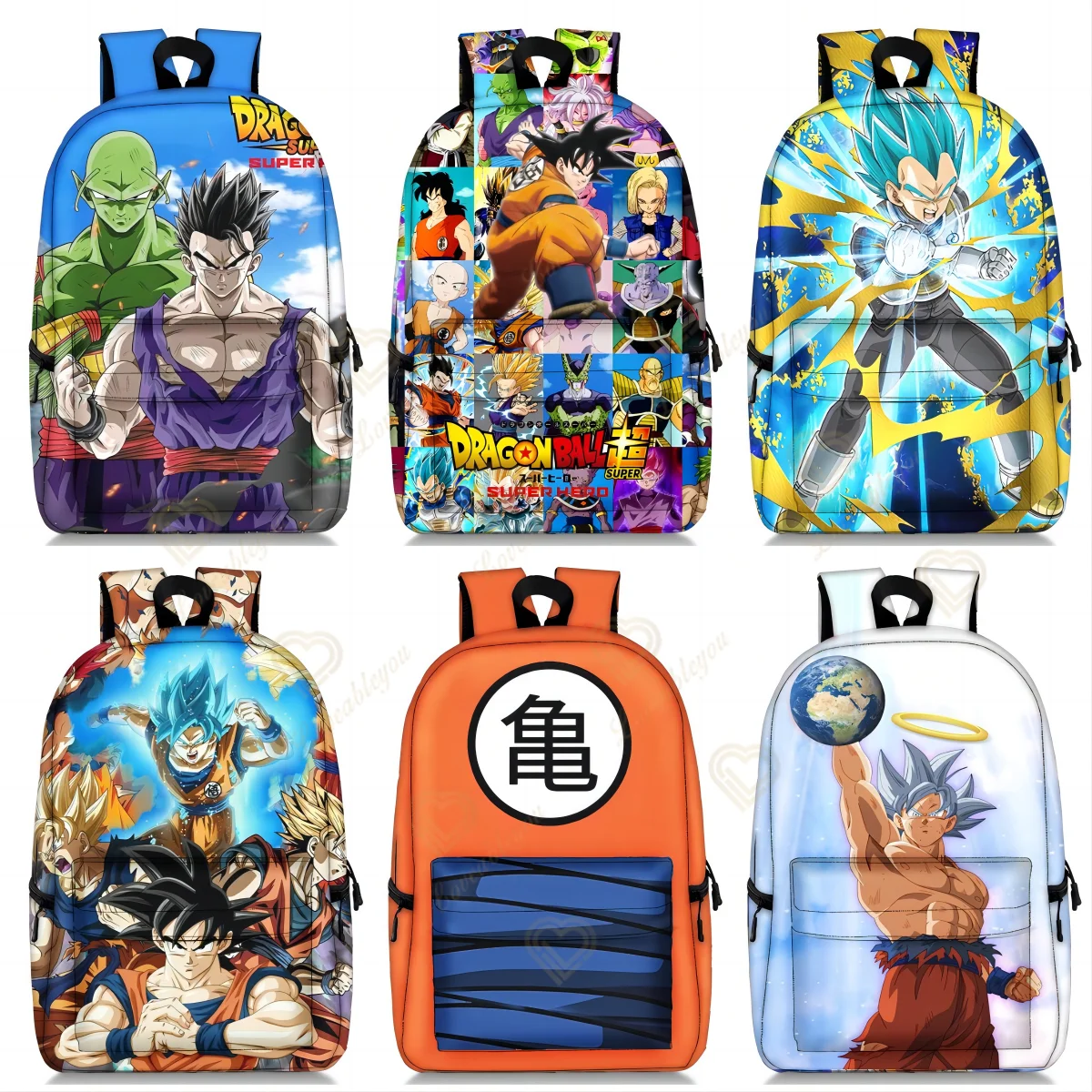 

17inch Anime Dragon Ball Z Children School Bags Orthopedic Backpack Kids School Boys Girls Mochila Infantil Catoon Bags