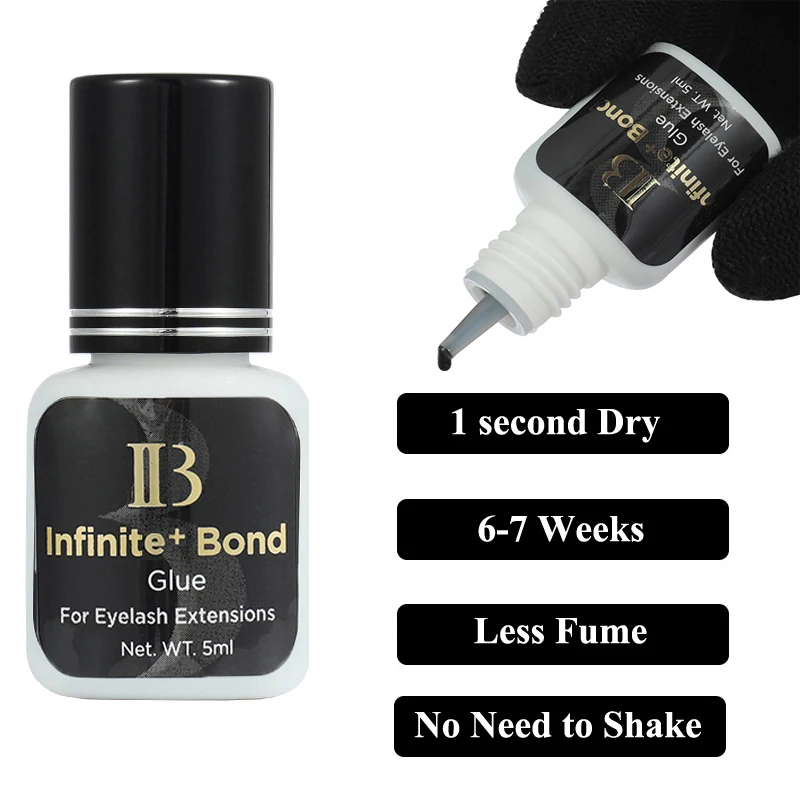 Original IB Lash Glue Super Plus Hyper Bond New Master Glue I-Beauty Eyelash Extension Adhesive Long Lasting Fast Dry Korea Glue 6