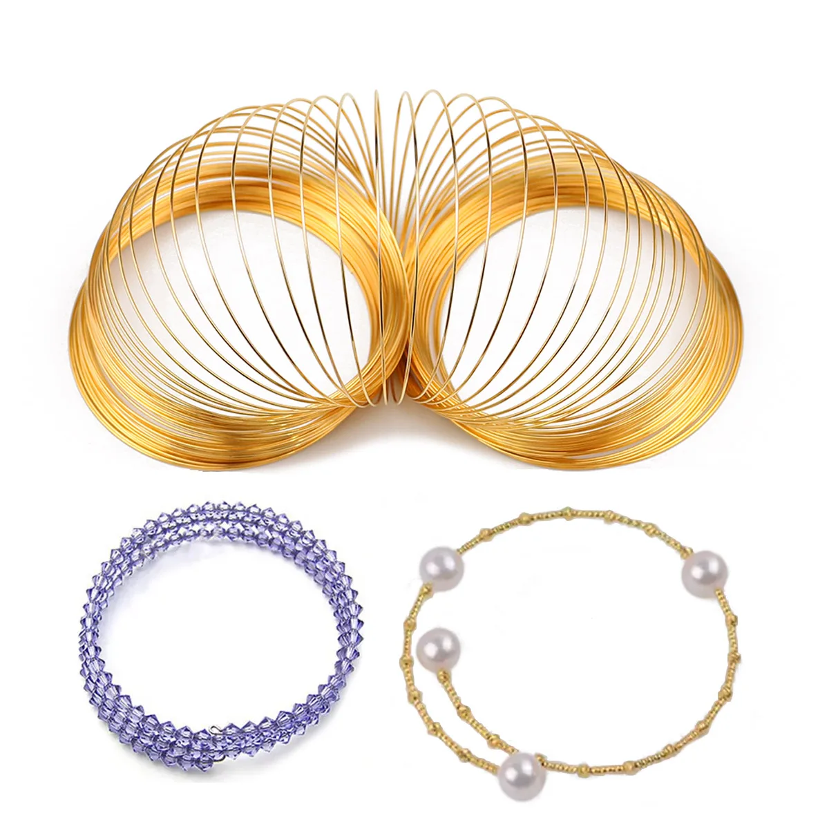 Stainless Steel Wire for Jewelry Making - 0.6mm, 50 Loops