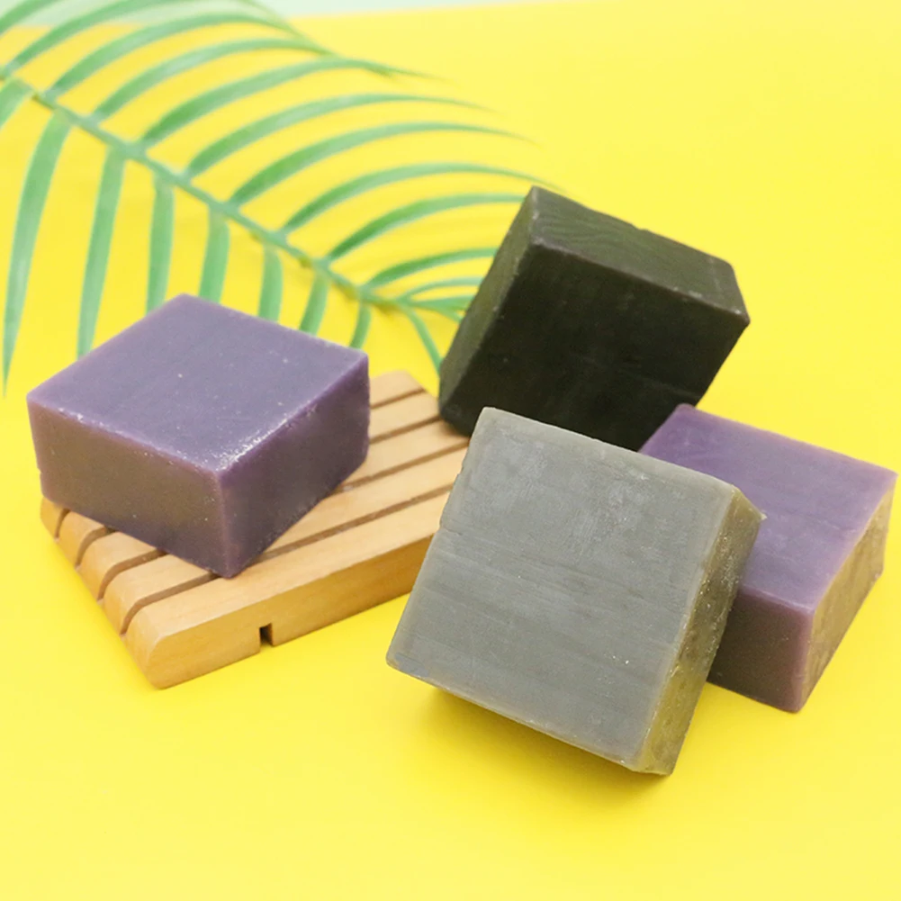 Natural  Handmade Soap Bamboo Charcoal Oil Control Facial Cleaning Soap Chamomile Volcanic mud Hydrating Exfoliating Bath Soap 6