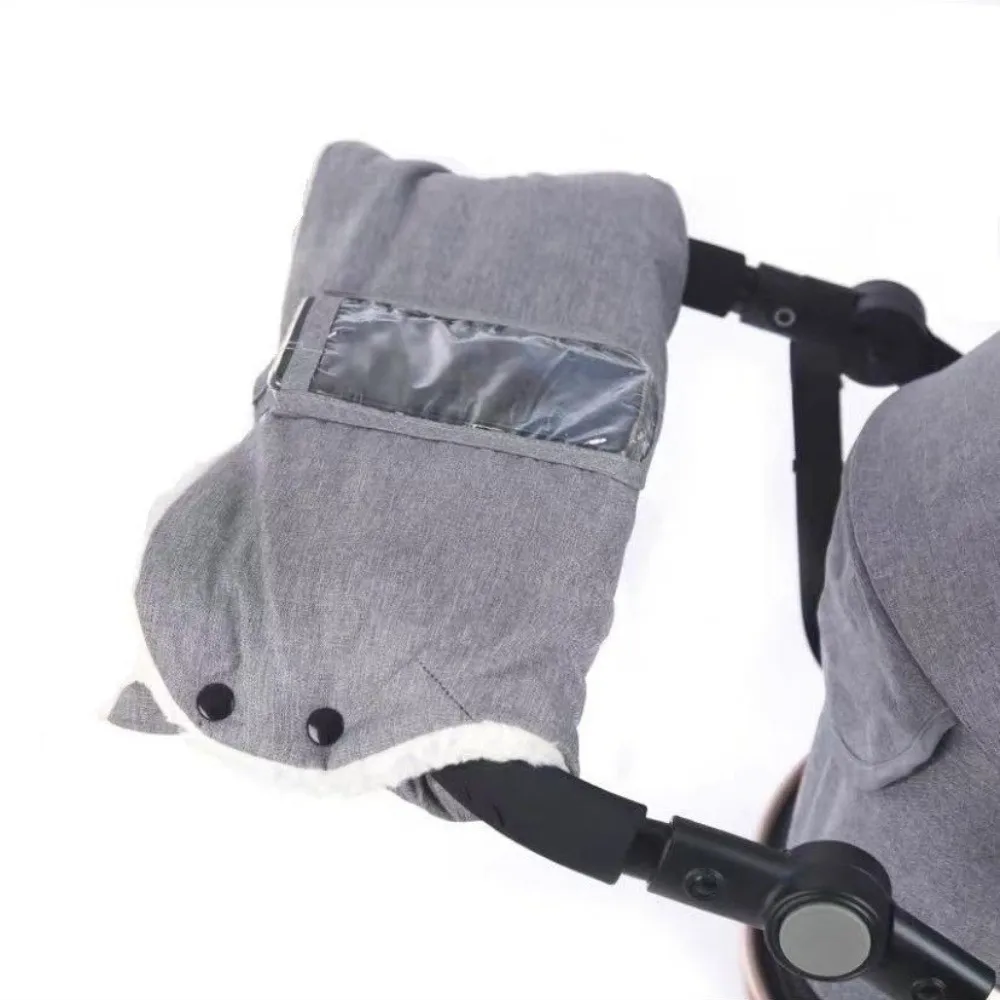 Waterproof Fleece Stroller Gloves for Winter