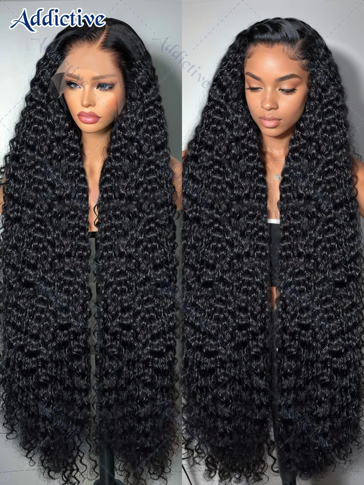 Human hair wigs lace front wigs Brazilian 13x4 13x6 Loose Deep Wave Transparent Lace Frontal Wigs Curly 360 HD Lace Front Human Hair Wig 5x5 Closure Wig 220%