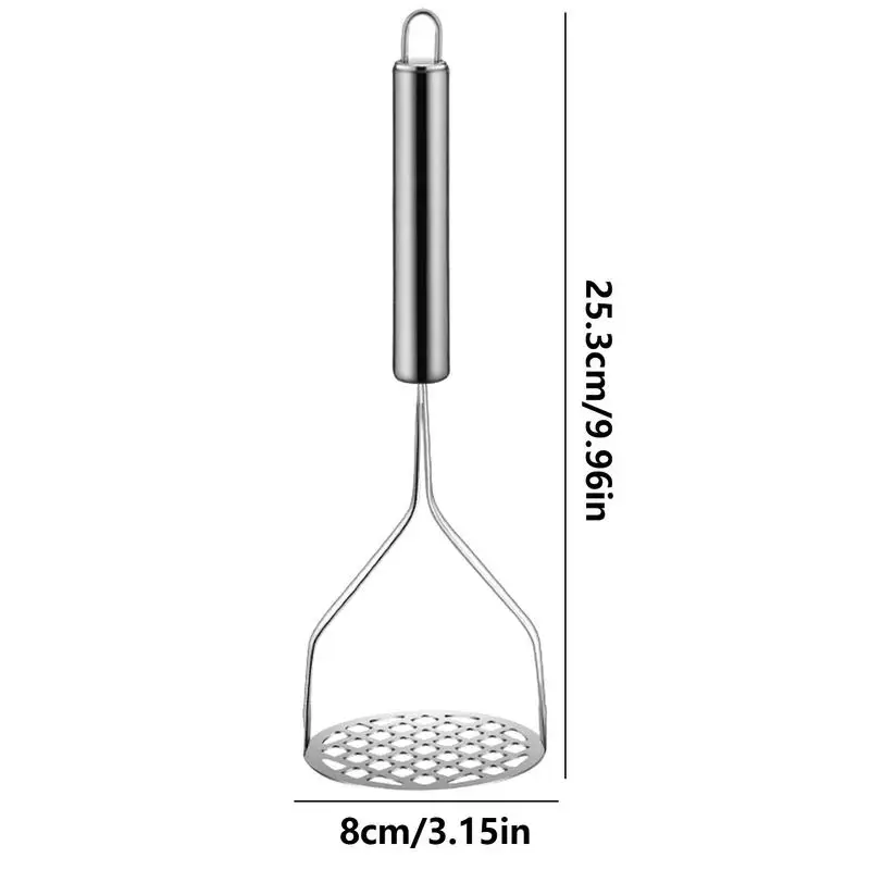 Ground Beef Masher Avocado Egg Hand Press Ricer Potato Crusher Pusher Fruit Tools Stainless Steel Puree Juice Maker For Fruit