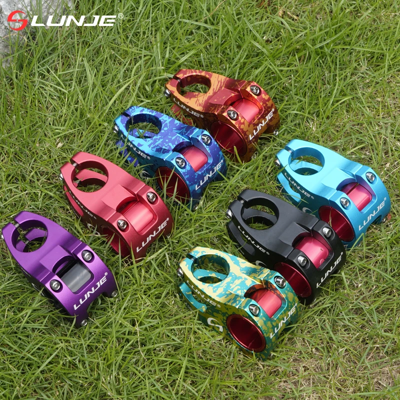 Bicycle Stem MTB Road Bike Stem 31.8x45/50mm High Strength Short Handlebar Stem CNC Aluminum Alloy Bicycle Bridge Racing Downhill Bike Parts