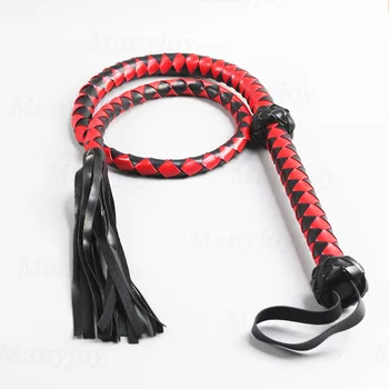 Bdsm Bondage Whip Erotic Fetish Woman PU Leather Pink Spanking Paddle Pony Play Flogger Sex Toys for Couples Riding Crop 3