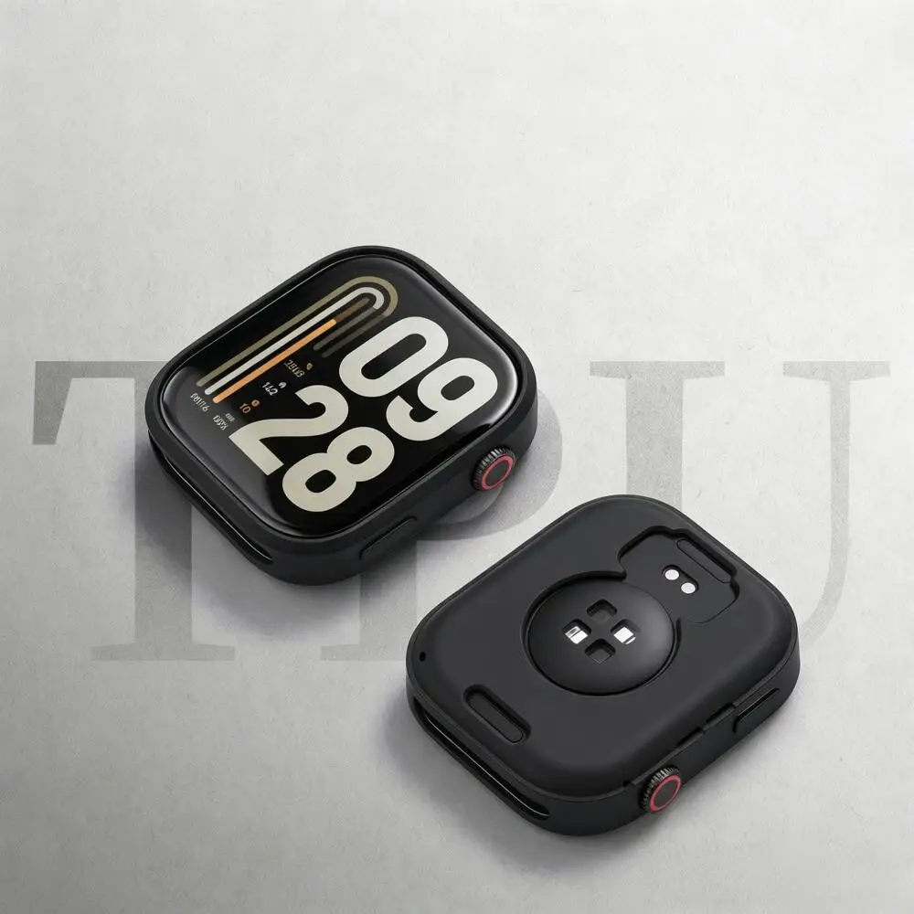 Silicone Wristband with Soft TPU Cover for Smartwatch - Enhanced Protection and Style