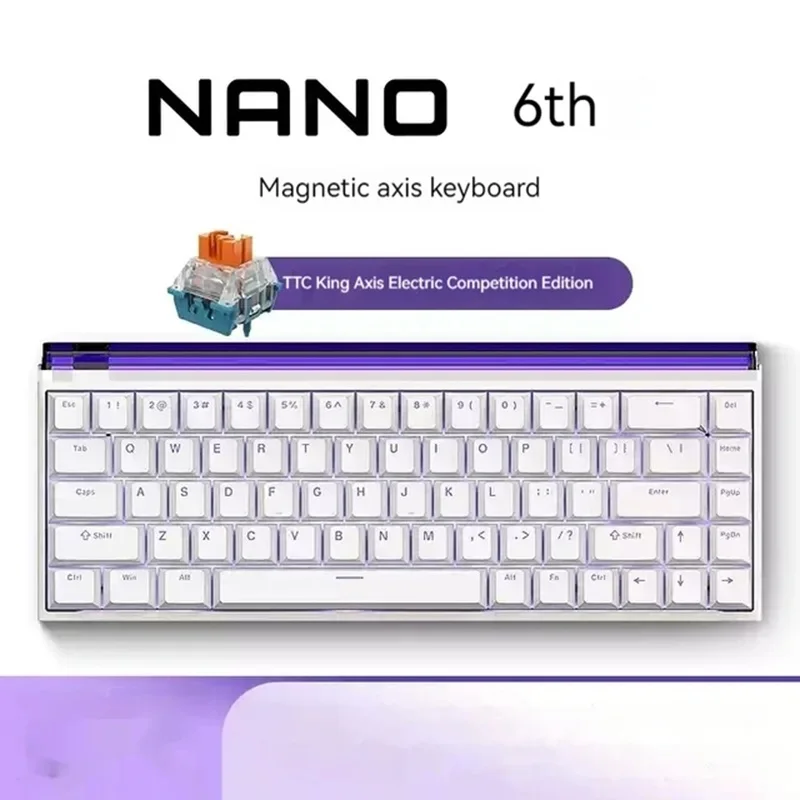 NANO68 PRO 기존 Madlions 기계식 키보드 마그네틱 스위치 RGB 핫스왑 8000HZ RT 0.01mm DSK MT 게이머 Esports 키보드