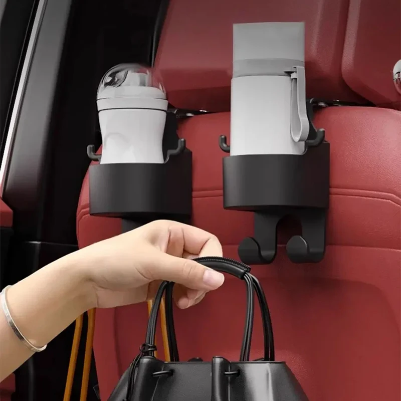 

Car Cup Holder Seat Headrest Hook Hanger Car Seat Back Drink Coffee Bottle Holder Beverage Ashtray Mount Stand