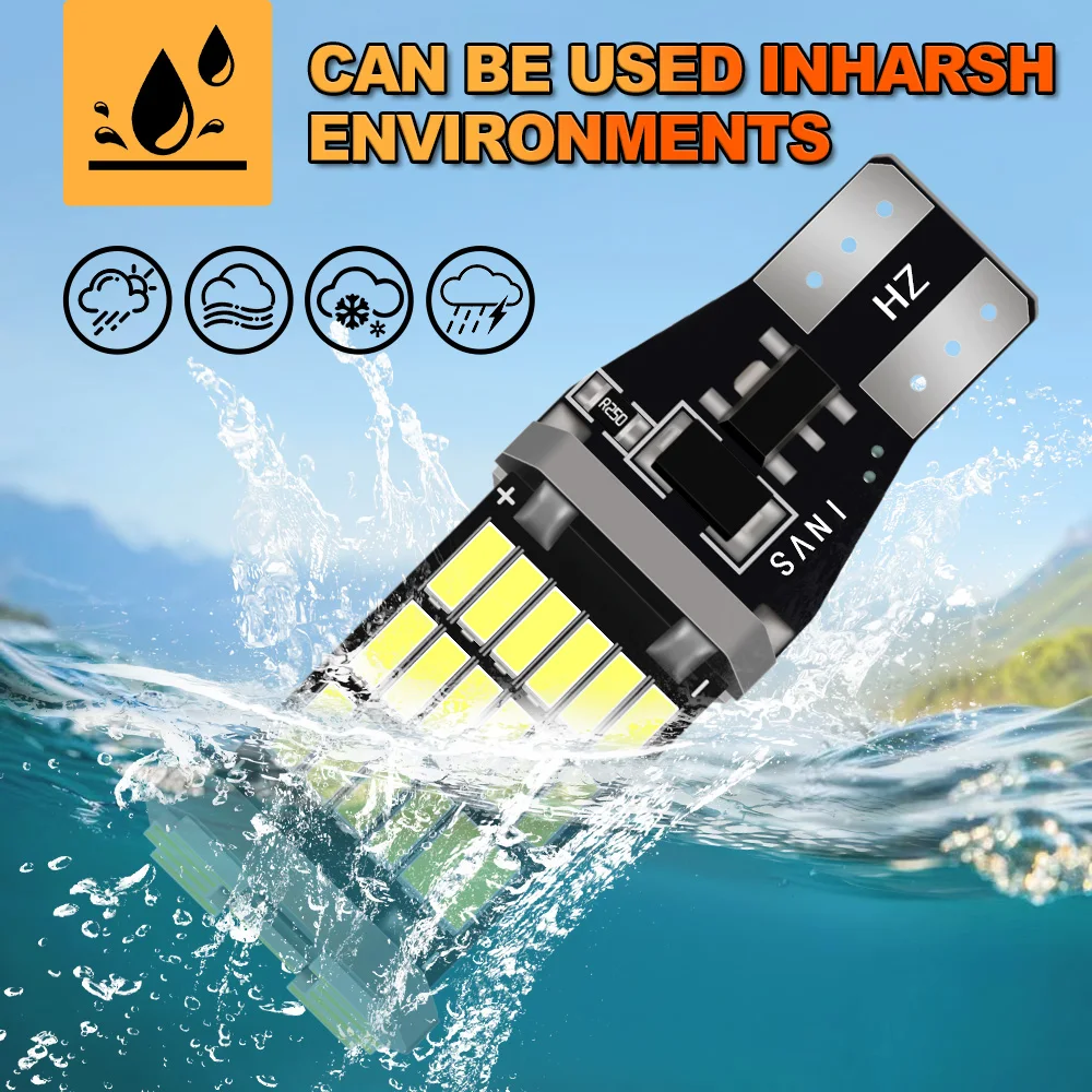 2x LED ���� W16W T15 Canbus For Opel Insignia A B Meriva Agila Ampera Antara Astra J K Cascada Corsa F Mokka Grandland