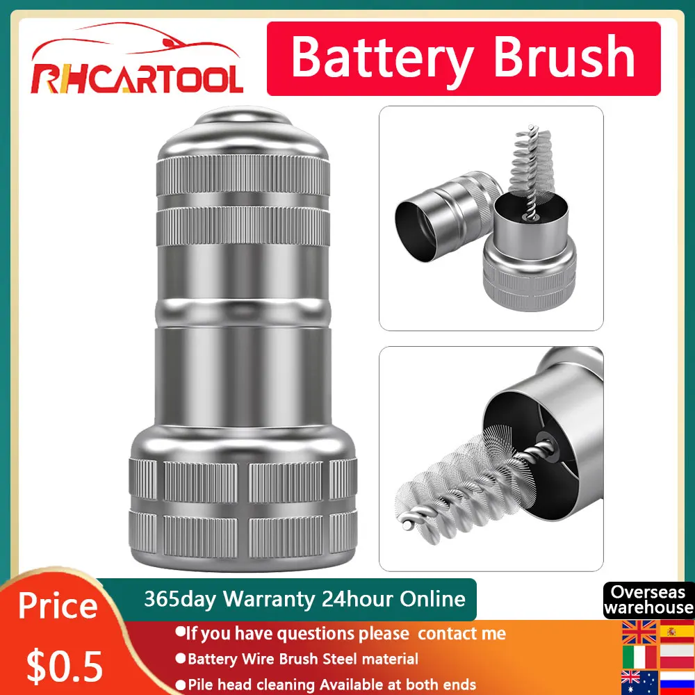 Newest Universal Car Battery Cleaning Brush Terminal Cable Cleaner Dirt