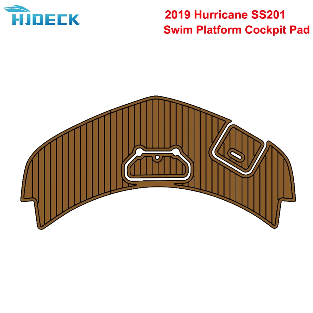 2019 Hurricane Ss201 Swim Platform Cockpit Pad Teak Sintetico Barca Tappeto Per Accessori Per Barche Kayak Marino Personalizzabile