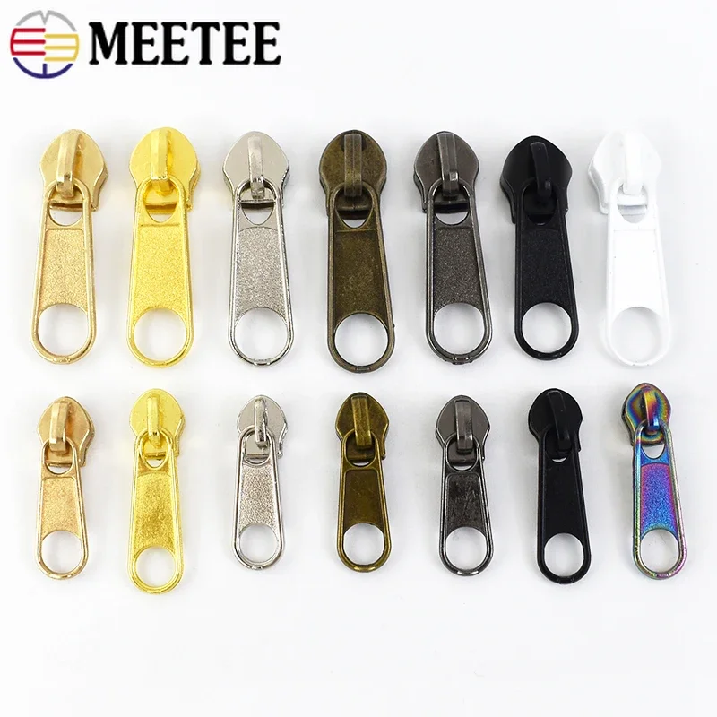 

10/20/50Pcs 3# 5# Zipper Slider Puller for Nylon Zippers Sewing Zip Head Bag Clothes Replace Decor Zips Pull Tailoring Accessory
