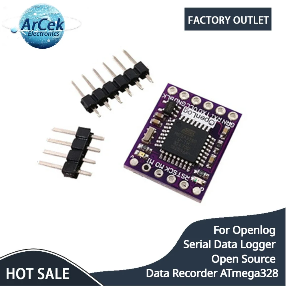 

For Openlog Serial Data Logger Open Source Data Recorder ATmega328 Support Micro SD For Arduino