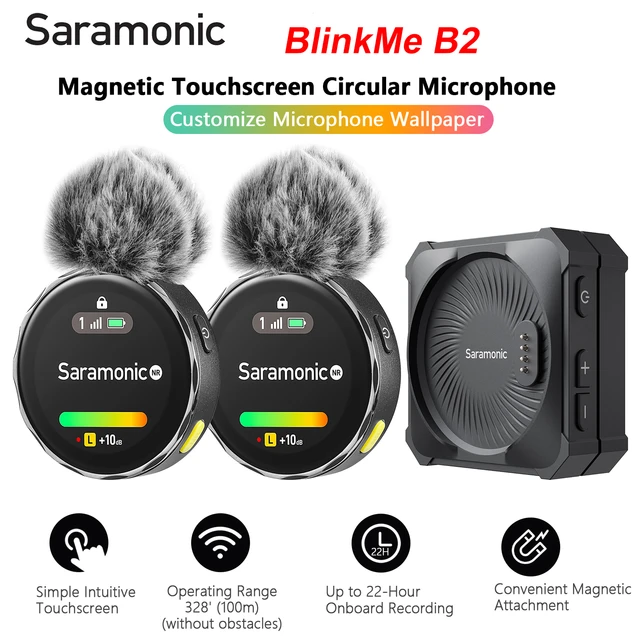 Saramonic Blink Me B2 ワイヤレスマイク - 通販 - toptelha.net.br